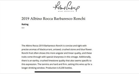 ALBINO ROCCA BARBARESCO RONCHI DOCG - obrazek 10