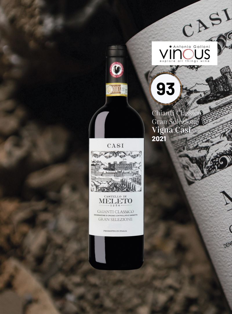 CASTELLO DI MELETO CHIANTI CLASSICO GRAN SELEZIONE VIGNA CASI DOCG - obrazek 3