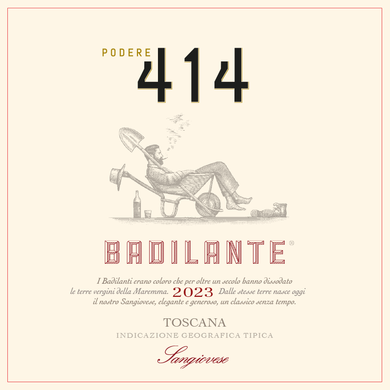 PODERE 414 BADILANTE IGT SANGIOVESE BIO - obrazek 2