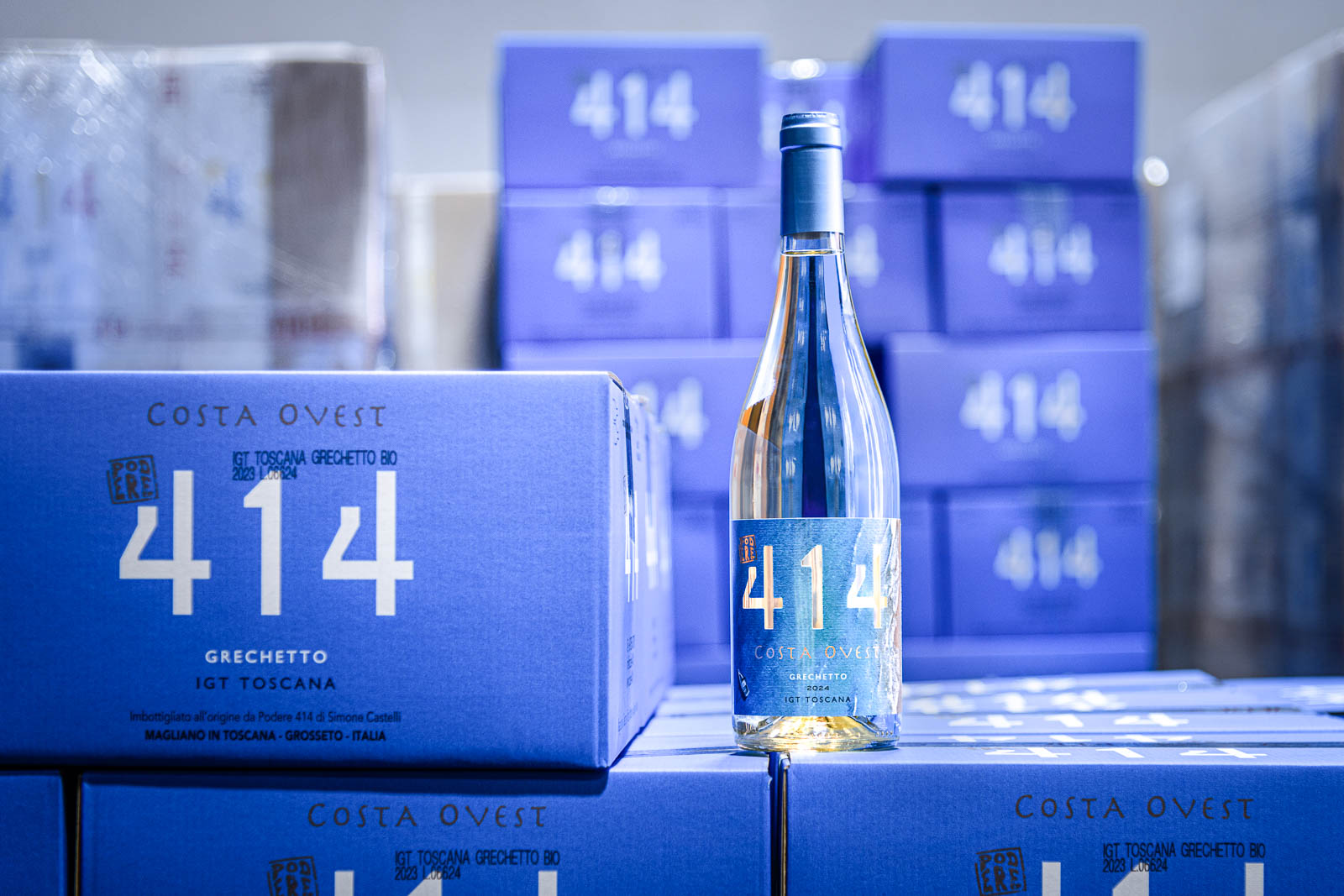 PODERE 414 COSTA OVEST GRECHETTO IGT TOSCANA BIO - obrazek 6