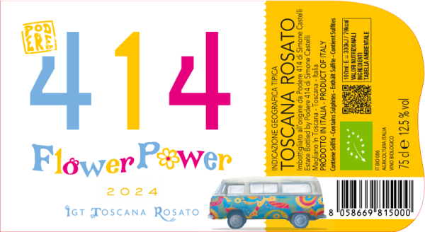 PODERE 414 FLOWER POWER IGT TOSCANA ROSATO BIO