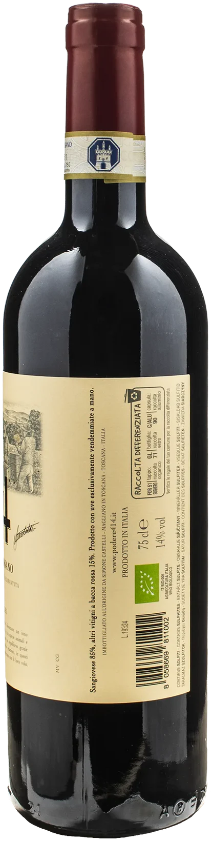 PODERE 414 MORELINNO DI SCANSANO DOCG BIO - obrazek 3