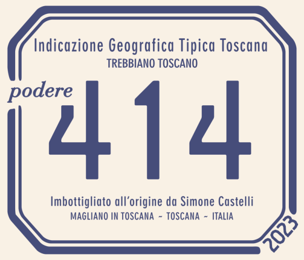 PODERE 414 TREBBIANO TOSCANO IGT BIO