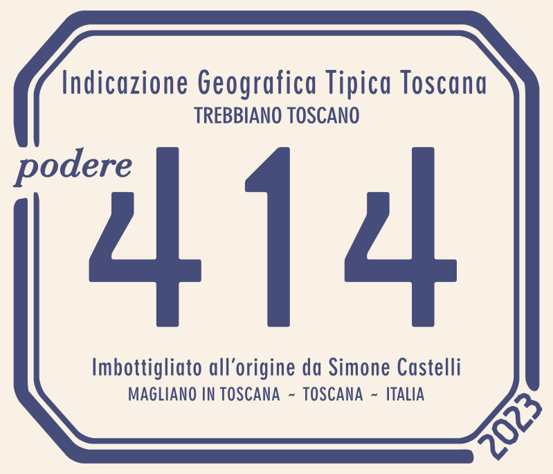 PODERE 414 TREBBIANO TOSCANO IGT BIO - obrazek 2