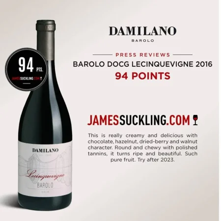 DAMILANO BAROLO DOCG "LECINQUEVIGNE" - obrazek 9