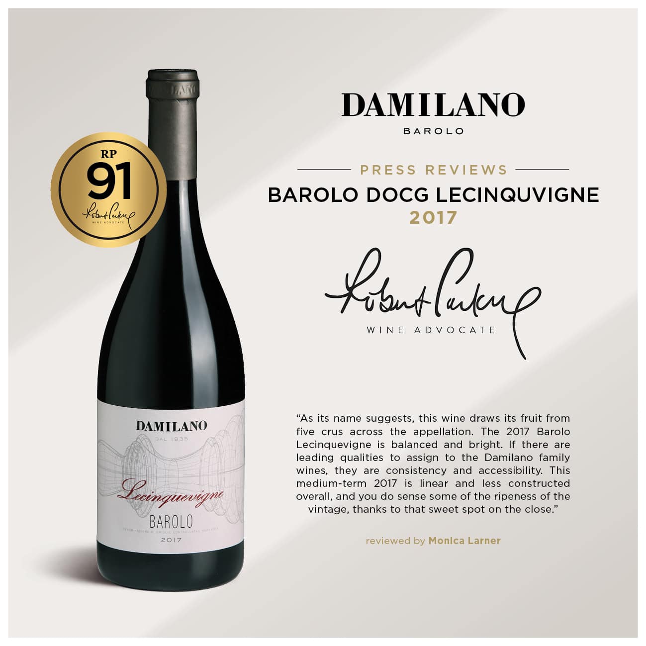 DAMILANO BAROLO DOCG "LECINQUEVIGNE" - obrazek 6