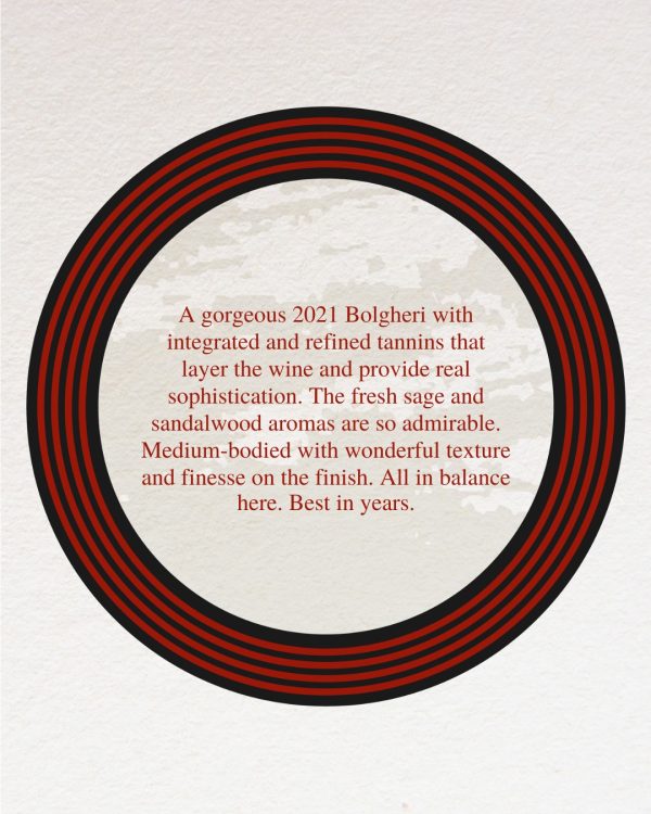 CAMPO ALLA SUGHERA ARNIONE BOLGHERI DOC SUPERIORE