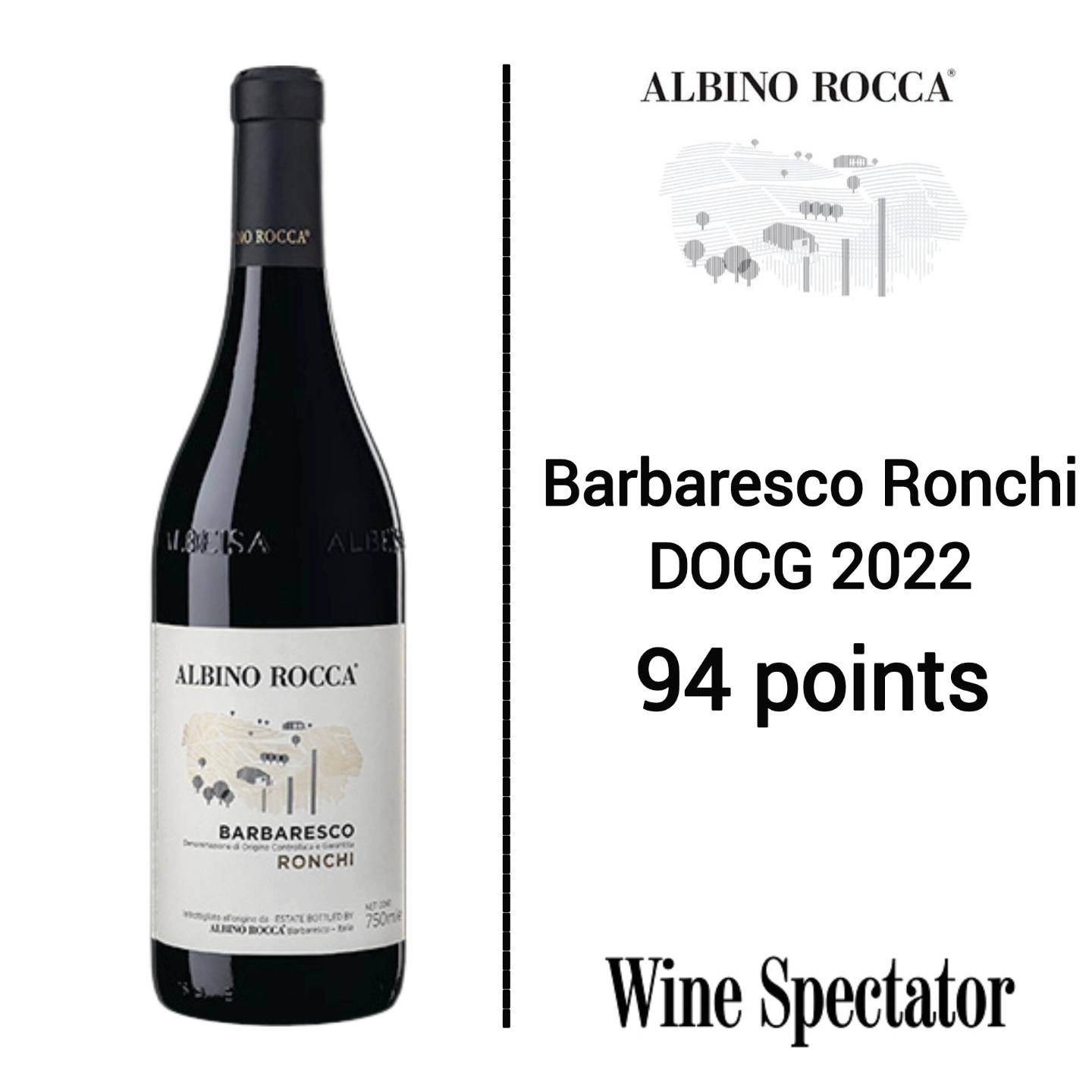 ALBINO ROCCA BARBARESCO RONCHI DOCG - obrazek 3