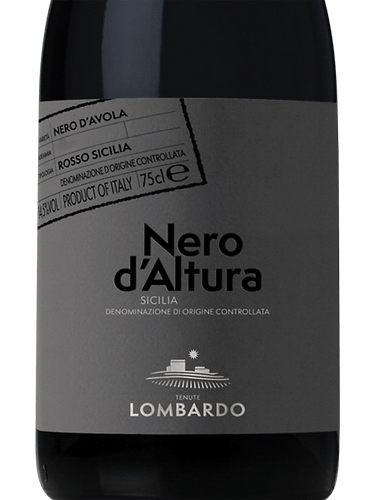 TENUTE LOMBARDO NERO D’ALTURA SICILIA DOC - obrazek 2
