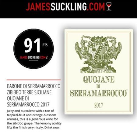 BARONE DI SERRAMARROCCO QUOJANE DI SERRAMARROCCO ZIBBIBO TERRE SICILIANE IGP - obrazek 5