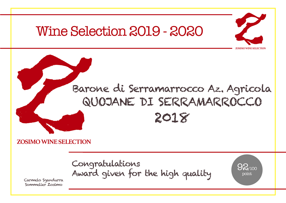 BARONE DI SERRAMARROCCO QUOJANE DI SERRAMARROCCO ZIBBIBO TERRE SICILIANE IGP - obrazek 12