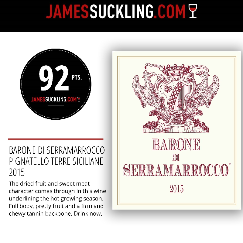 BARONE DI SERRAMARROCCO ROSSO PIGNATELLO BARONE DI SERRAMARROCCO TERRE SICILIANE IGP - obrazek 8