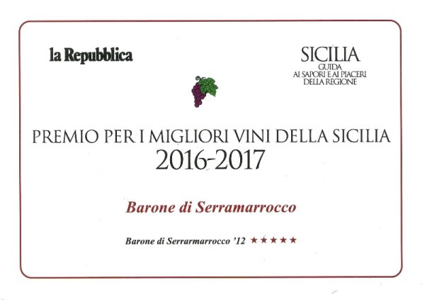 BARONE DI SERRAMARROCCO ROSSO PIGNATELLO BARONE DI SERRAMARROCCO TERRE SICILIANE IGP