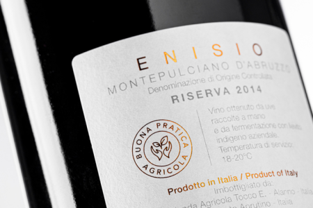 TOCCO ENISIO MONTEPULCIANO D'ABRUZZO DOC RISERVA - obrazek 4