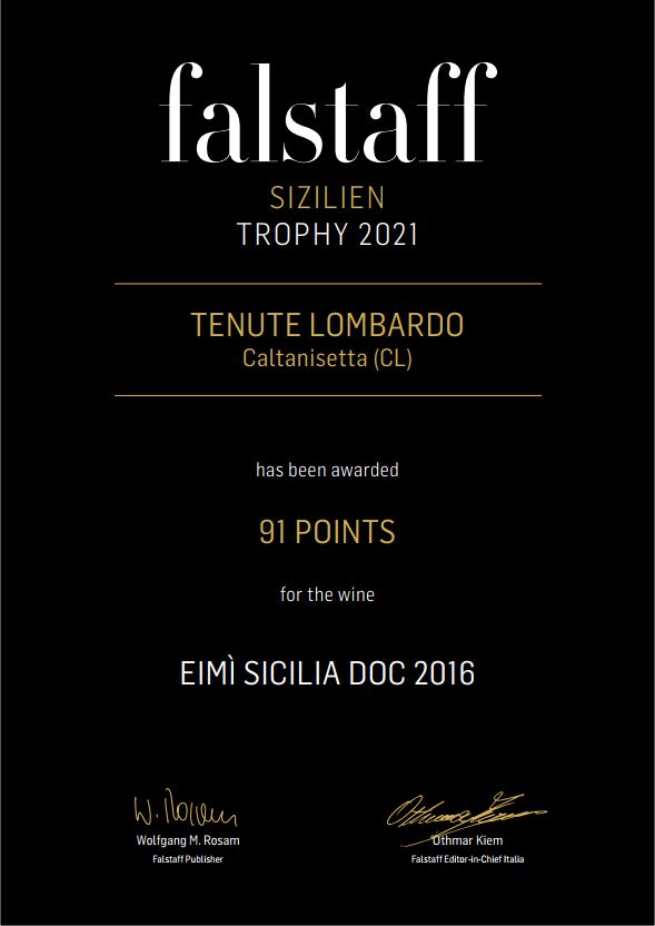 TENUTE LOMBARDO EIMÌ DOC SICILIA