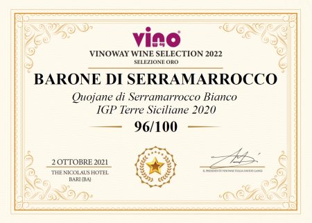 BARONE DI SERRAMARROCCO QUOJANE DI SERRAMARROCCO ZIBBIBO TERRE SICILIANE IGP - obrazek 10