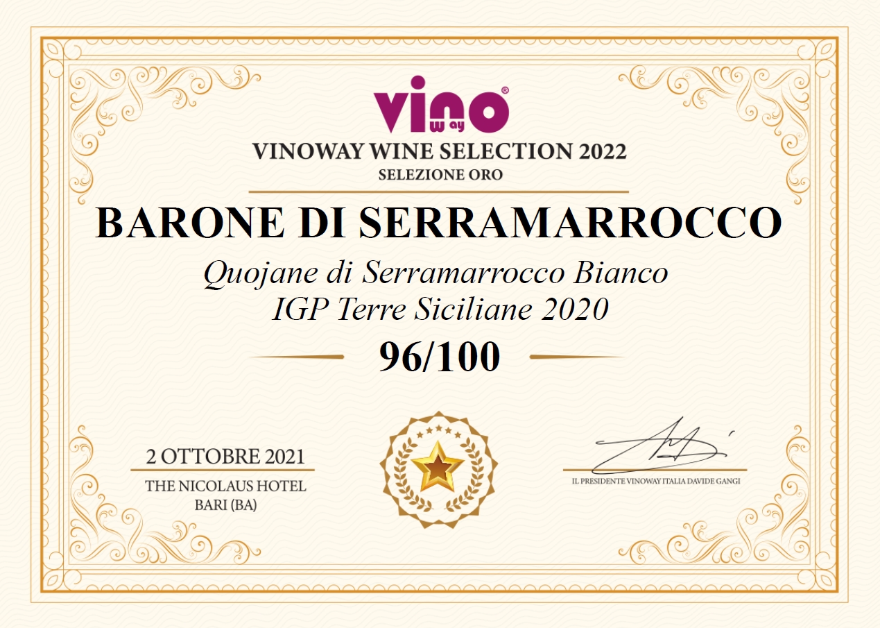 BARONE DI SERRAMARROCCO QUOJANE DI SERRAMARROCCO ZIBBIBO TERRE SICILIANE IGP - obrazek 10
