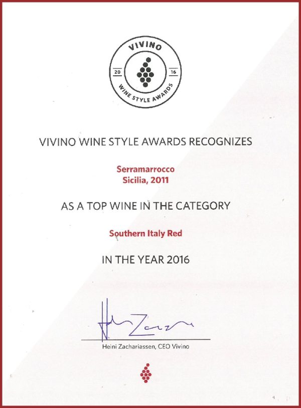 BARONE DI SERRAMARROCCO SERRAMARROCCO ROSSO TERRE SICILIANE IGP