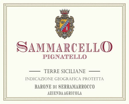 BARONE DI SERRAMARROCCO SAMARCELLO PIGNATELLO TERRE SICILIANE IGP - obrazek 2