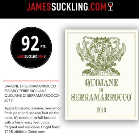 BARONE DI SERRAMARROCCO QUOJANE DI SERRAMARROCCO ZIBBIBO TERRE SICILIANE IGP - obrazek 4