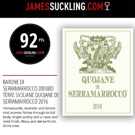 BARONE DI SERRAMARROCCO QUOJANE DI SERRAMARROCCO ZIBBIBO TERRE SICILIANE IGP - obrazek 6
