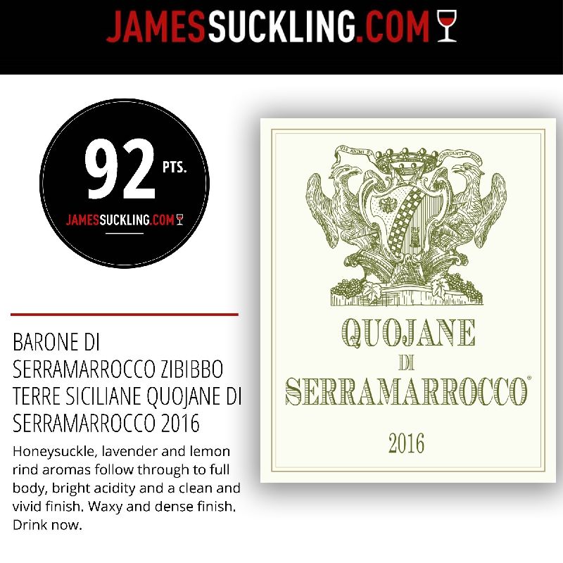 BARONE DI SERRAMARROCCO QUOJANE DI SERRAMARROCCO ZIBBIBO TERRE SICILIANE IGP - obrazek 6