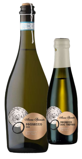 ANNA SPINATO PROSECCO DOC FRIZZANTE - SEMI SPARKLING 200 ML - obrazek 2