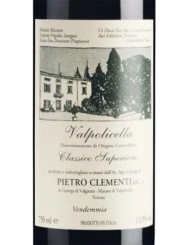 AZIENDA AGRICOLA CLEMENTI VALPOLICELLA SUPERIORE CLASSICO DOC - obrazek 3