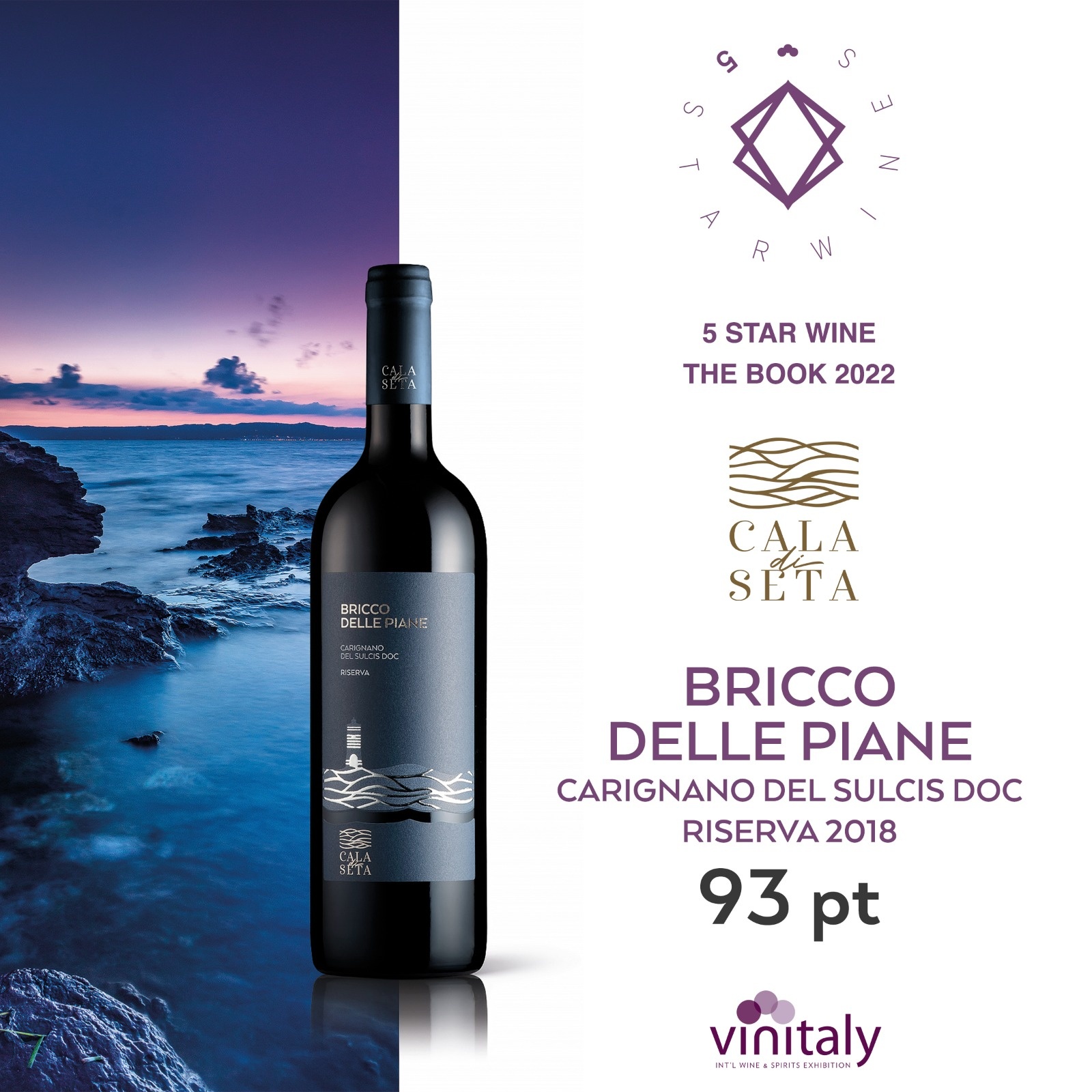 CANTINA DI CALASETTA BRICCO DELLE PIANE CARIGNANO DEL SULCIS DOC RISERVA - obrazek 4