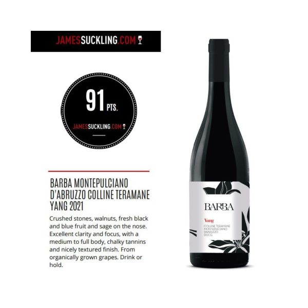 FRATELLI BARBA MONTEPULCIANO D'ABRUZZO DOCG COLLINE TERAMANE DOCG YANG