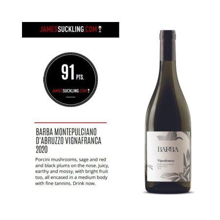 FRATELLI BARBA MONTEPULCIANO D’ABRUZZO DOC VIGNAFRANCA - obrazek 3