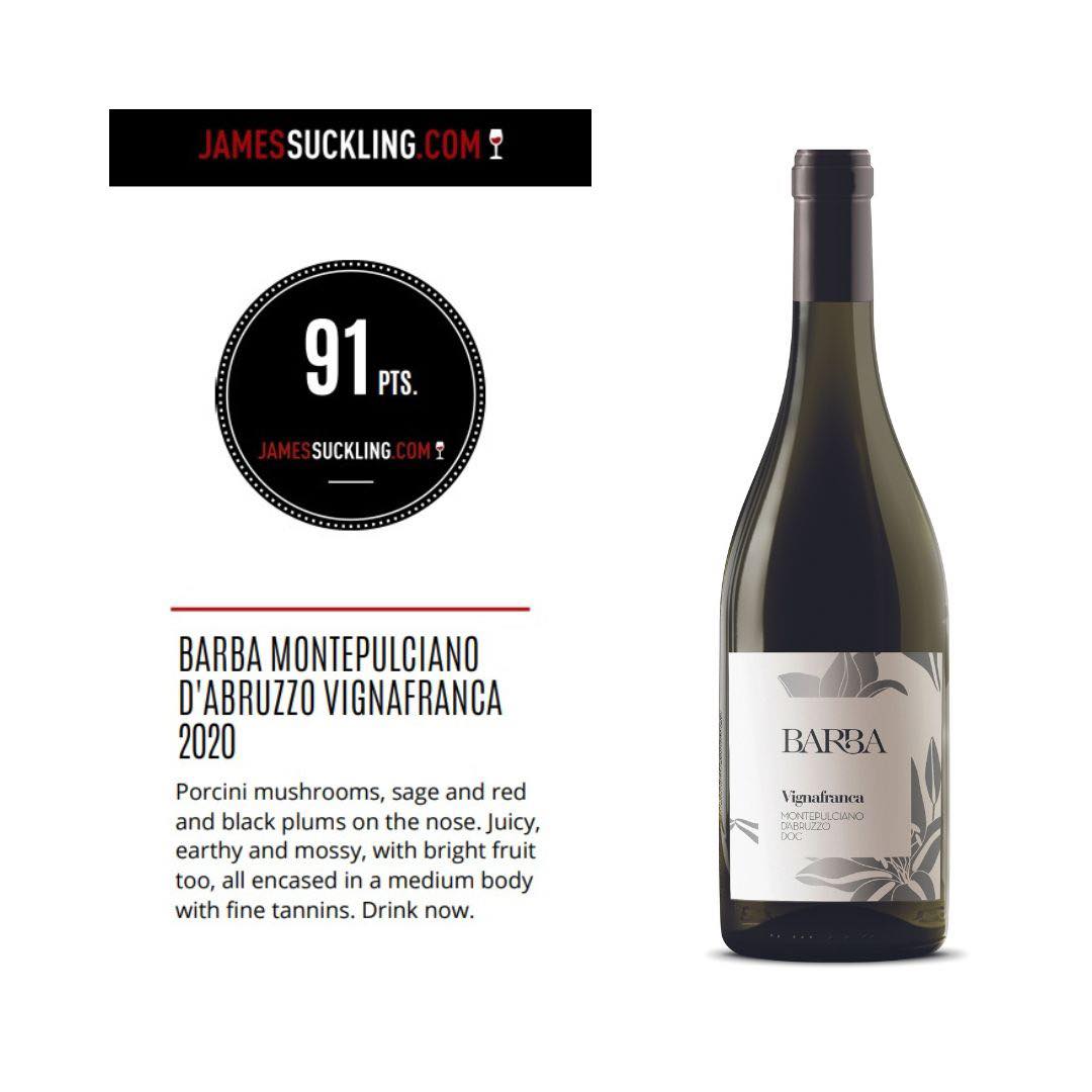 FRATELLI BARBA MONTEPULCIANO D’ABRUZZO DOC VIGNAFRANCA - obrazek 3