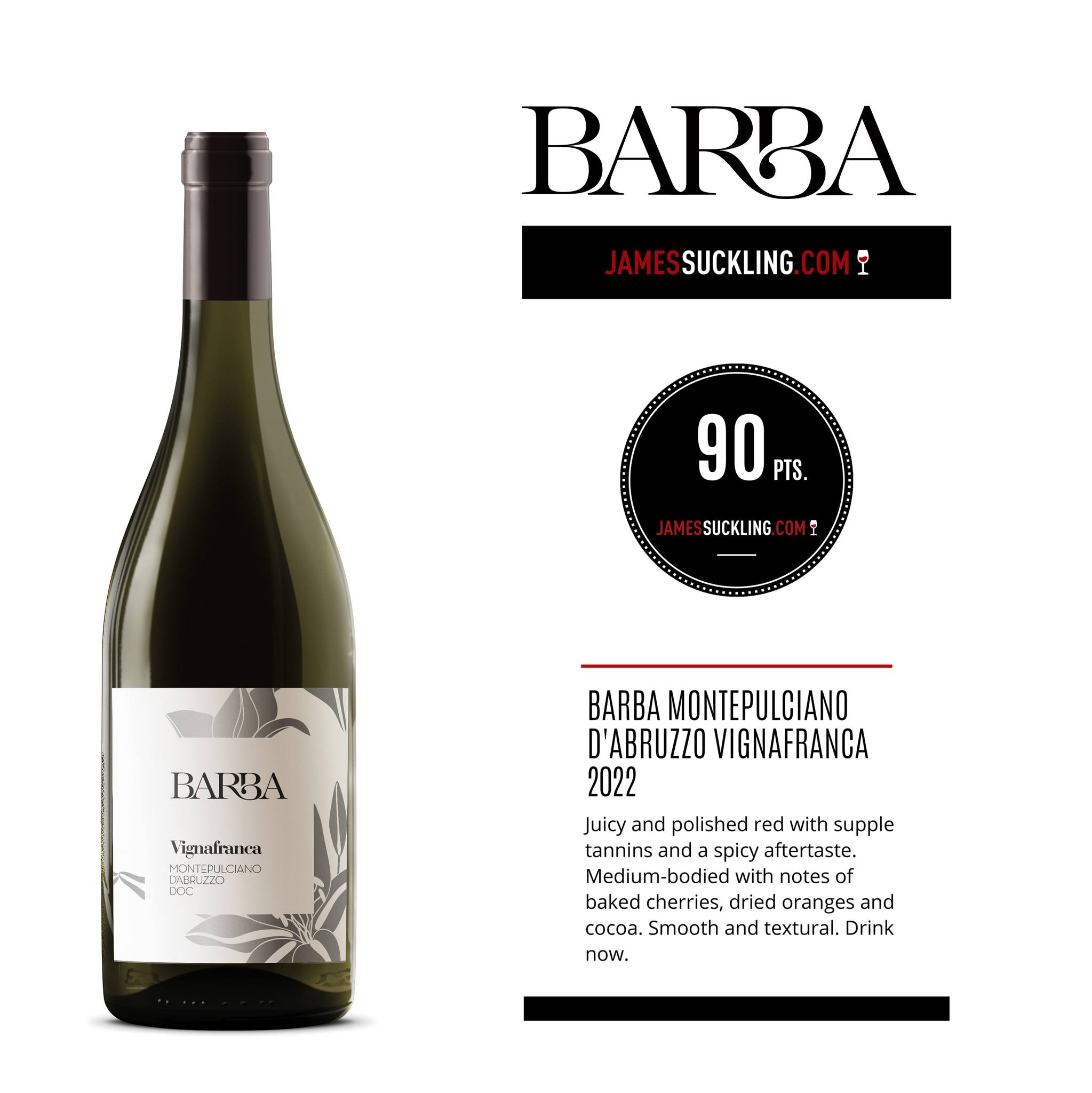 FRATELLI BARBA MONTEPULCIANO D’ABRUZZO DOC VIGNAFRANCA - obrazek 2