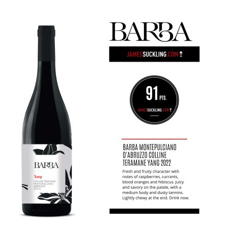 FRATELLI BARBA MONTEPULCIANO D'ABRUZZO DOCG COLLINE TERAMANE DOCG YANG - obrazek 5