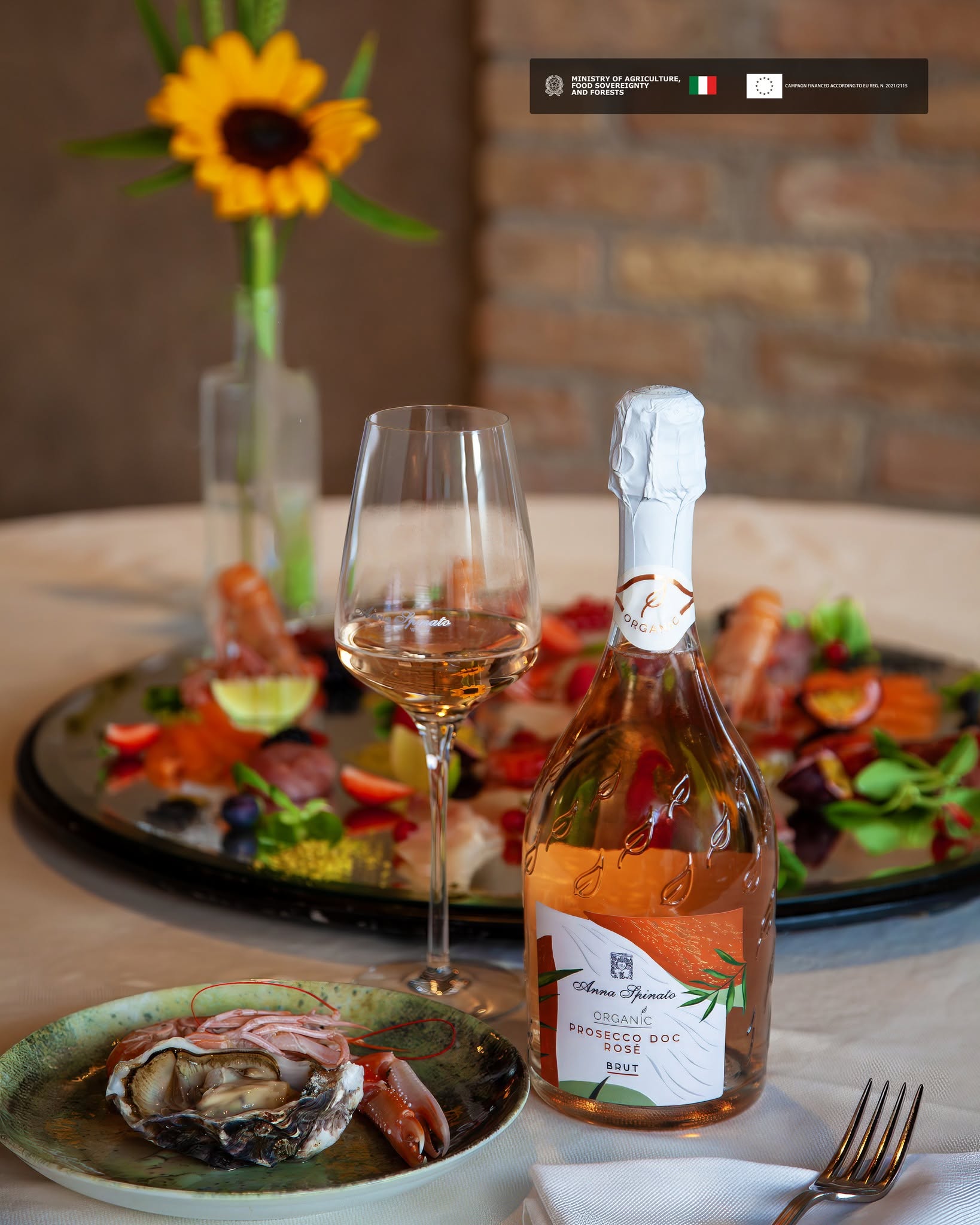 ANNA SPINATO ORGANIC PROSECCO MILLESIMATO ROSÉ DOC BRUT - obrazek 5