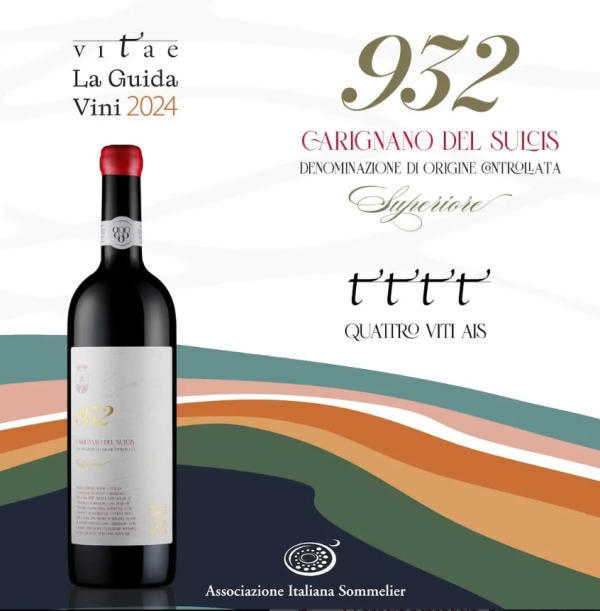 CANTINA DI CALASETTA 932 CARIGNANO DEL SULCIS DOC SUPERIORE