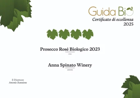 ANNA SPINATO ORGANIC PROSECCO MILLESIMATO ROSÉ DOC BRUT - obrazek 7