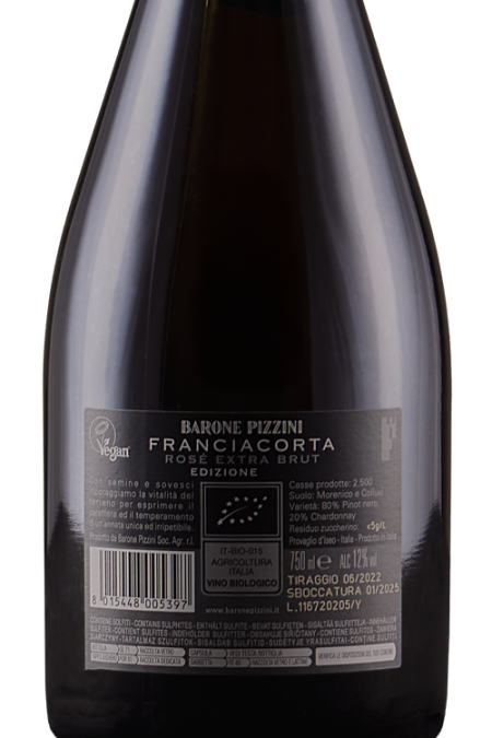 BARONE PIZZINI ROSÉ FRANCIACORTA EXTRA BRUT DOCG - obrazek 3