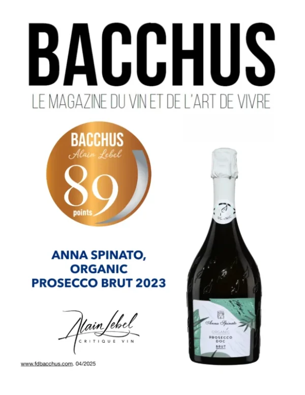 ANNA SPINATO ORGANIC PROSECCO MILLESIMATO DOC BRUT