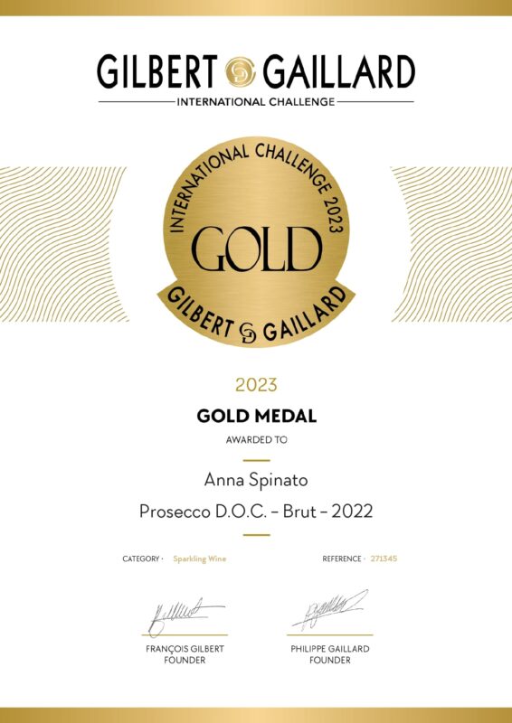 ANNA SPINATO PROSECCO MILLESIMATO DOCG BRUT