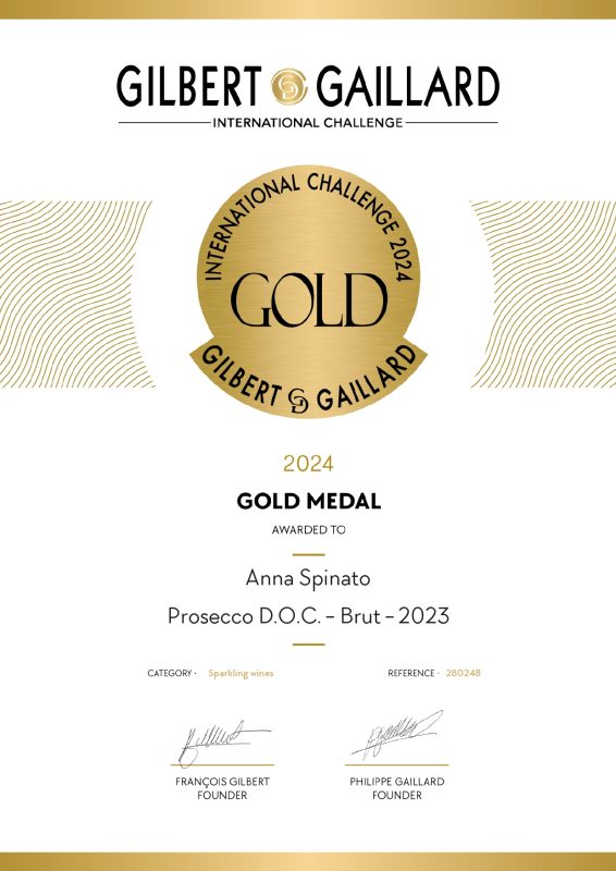 ANNA SPINATO PROSECCO MILLESIMATO DOCG BRUT
