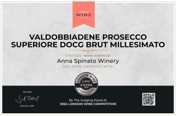 ANNA SPINATO VALDOBBIADENE PROSECCO SUPERIORE DOCG BRUT