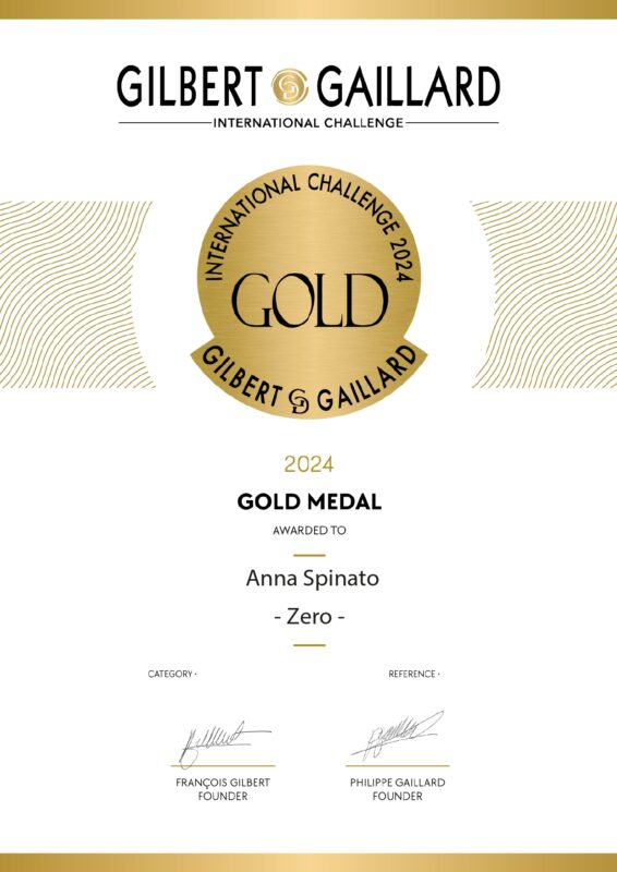 ANNA SPINATO "ZERO" SPARKLING SWEET GRAPE JUICE 0%