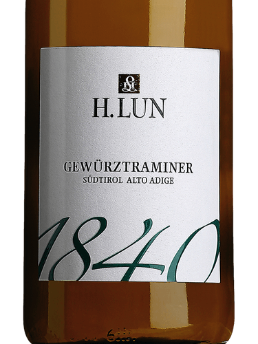 H. LUN 1840 GEWÜRZTRAMINER ALTO ADIGE DOC - obrazek 2
