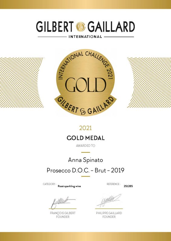 ANNA SPINATO PROSECCO MILLESIMATO DOCG BRUT