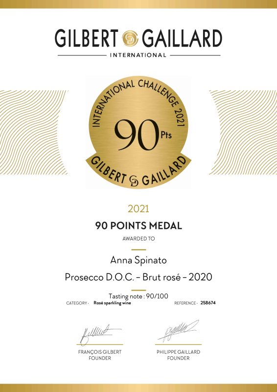ANNA SPINATO PROSECCO ROSÉ MILLESIMATO DOC BRUT 200 ML
