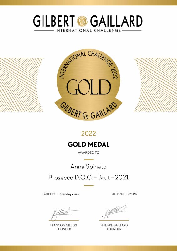 ANNA SPINATO PROSECCO MILLESIMATO DOCG BRUT