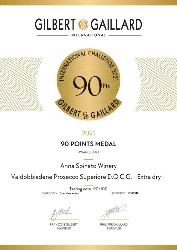 ANNA SPINATO PROSECCO MILLESIMATO DOCG EXTRA DRY