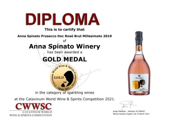 ANNA SPINATO PROSECCO ROSÉ MILLESIMATO DOC BRUT 200 ML