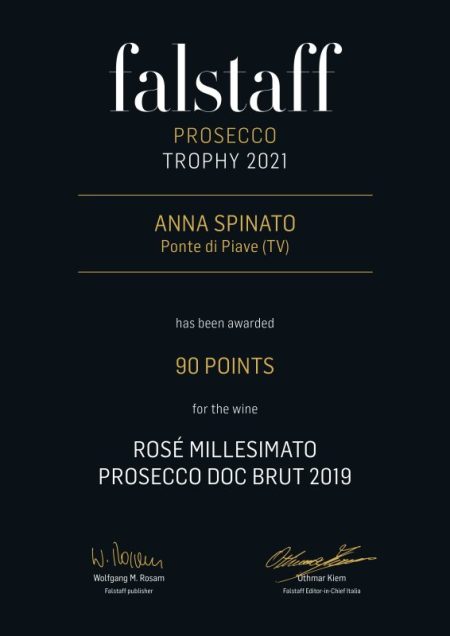 ANNA SPINATO PROSECCO ROSÉ MILLESIMATO DOC BRUT 200 ML - obrazek 12